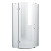 Douchecabine Kwartrond Draaideur Linksdraaiend 90x90x200cm Antikalk Helder Glas Chroom Profiel 8mm Veiligheidsglas Easy Clean