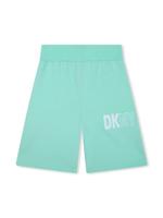 Dkny Kids Katoenen shorts met logoprint - Groen