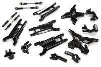 Integy Billet Machined Suspension Kit, Black - Traxxas Slash 4x4