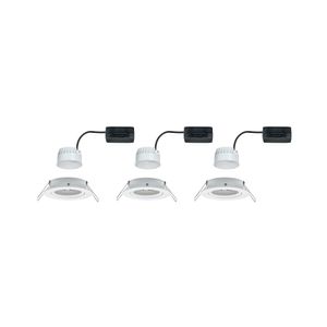 Paulmann 93449 Nova Inbouwlamp Set van 3 stuks LED LED 18 W Wit (mat)