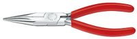 Knipex Platspitse tang met zijsnijder verchroomd 125 mm - 2503125