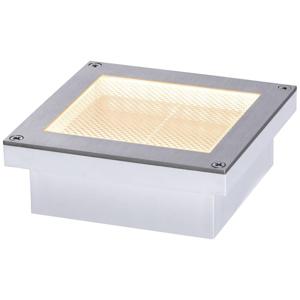 Paulmann 94724 Aron 2200K 10x10cm Inbouwlamp op zonne-energie Energielabel: G (A - G) 0.5 W Goud Wit