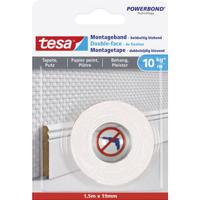 tesa WALLPAPER 77742-00000-00 Montagetape tesa Powerbond Wit (l x b) 1.5 m x 19 mm 1 stuk(s) - thumbnail