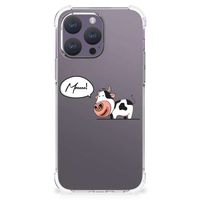 iPhone 15 Pro Max Stevig Bumper Hoesje Cow