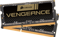 Corsair Laptop-werkgeheugen kit Vengeance CMSX16GX3M2A1600C10 16 GB 2 x 8 GB DDR3-RAM 1600 MHz CL10 10-10-27