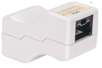 Intellinet Abschließbare Cat6 Inline-Kupplung UTP abschließbar weiß RJ45-inbouwmodule Keystone CAT 3, CAT 4, CAT 5, CAT 5e, CAT 6 - thumbnail