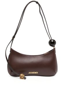 Jacquemus sac porté épaule Le Bisou Perle - Marron