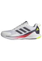 adidas Heren Novaflight 2 Indoor Shoes, Cloud White/Aurora Met. / Aurora Plum, 42 2/3 EU