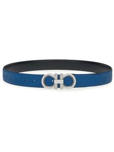 Ferragamo ceinture ajustable à boucle - Bleu