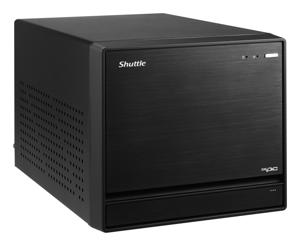 Shuttle XPC cube Barebone SW580R8 - S1200, Intel W580, vPRO, 4x LAN (2x 1Gb & 2x 2.5Gb), 4x 3.5" HDD bays