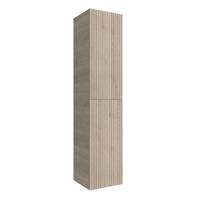 Muebles Raya kolomkast ribbelfront 160cm naturel eiken