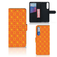 Sony Xperia 1 II Telefoon Hoesje Batik Oranje - thumbnail