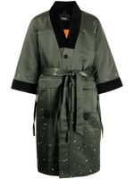 Mostly Heard Rarely Seen manteau Kimono Robe - Vert