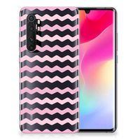 Xiaomi Mi Note 10 Lite TPU bumper Waves Roze - thumbnail