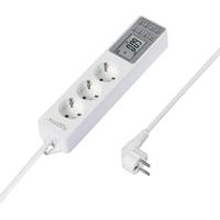 Sygonix SY-4675078 Stekkerdoos met schakelklok 3-voudig Wit Randaarde stekker 1 stuk(s)