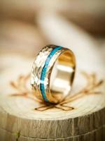 Vintage Cloisonne Goud Ring