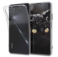 Antislip Huawei Nova 5T, Honor 20/20S TPU Hoesje - Doorzichtig - thumbnail