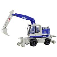 Minis by Lemke LC4259 N Bouwvoertuig Liebherr A922 spoorwegbouw-graafmachine KIBAG (CH) met dieplepelbak - thumbnail