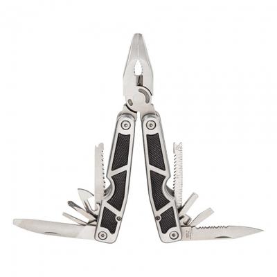Herbertz multitool 17,9 cm staal zilver/zwart 3-delig Herbertz multitool 17,9 cm staal zilver/zwart 3-delig