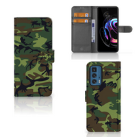 Motorola Edge 20 Pro Telefoon Hoesje Army Dark - thumbnail