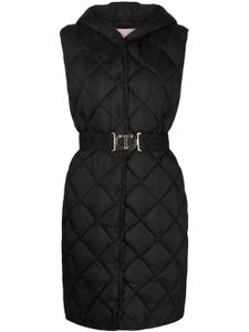 TWINSET gilet matelassé à capuche - Noir