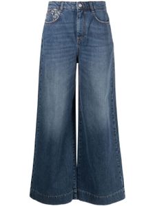 Stella McCartney jean ample à logo imprimé - Bleu