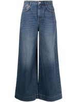 Stella McCartney jean ample à logo imprimé - Bleu