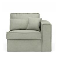 Rivièra Maison Modulaire Bank 'Metropolis' Corner Arm Rechts, Velvet, kleur Mint
