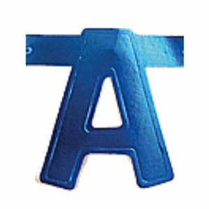 Banner letter A 10 cm   -