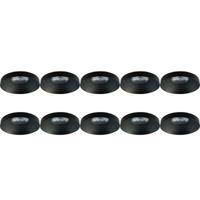 Spot Armatuur 10 Pack - Pragmi Vrito Pro - GU10 Inbouwspot - Rond - Zwart - Aluminium - Ø82mm