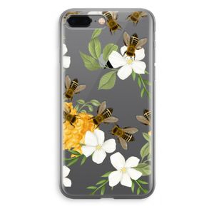 No flowers without bees: iPhone 8 Plus Transparant Hoesje