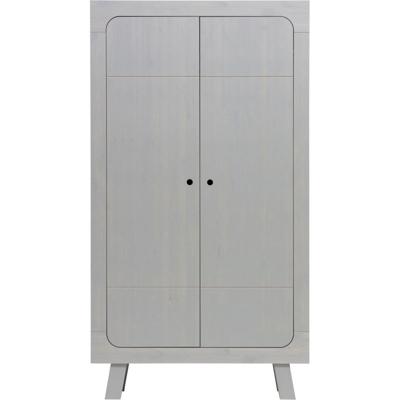 Kast Sammie 2-deurs grenen warm grijs Kast Sammie 2-deurs grenen warm grijs