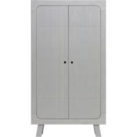 Kast Sammie 2-deurs grenen warm grijs