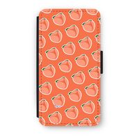 Just peachy: iPhone XS Flip Hoesje