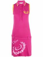 Christian Dior Pre-Owned robe-polo à logo imprimé pre-owned (2004) - Rose
