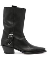 Buttero bottines 55 mm en cuir - Noir