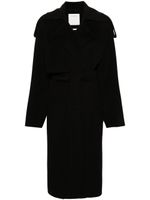 Sportmax manteau à boutonnière croisée - Noir