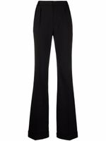 Saint Laurent pantalon de tailleur à coupe droite - Noir