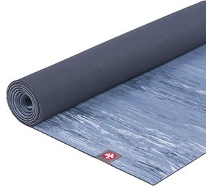 Manduka eKO Lite Yogamat Rubber Blauw  4 mm - Ebb - 180 x 61 cm