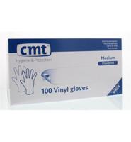 Cmt Cmt Onderzoekshandschoen Vinyl Wit Gepoederd M (100st)