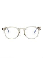 TOM FORD Eyewear lunettes de vue à monture pantos - Tons neutres