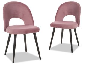 Set van 2 stoelen MOSE roze