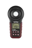 Testboy TV 335 digitale LED luxmeter tot 400.000 LUX (LED verlichting, instelbare kleurtemperatuur, sensor beschermkap, gegevens bewaren functie -data hold), rood/zwart