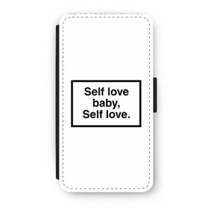 Self love: iPhone XS Flip Hoesje