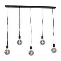 Urban Interiors hanglamp Bulby 5-lichts - Zwart - thumbnail