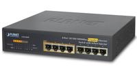 Planet GSD-804P netwerk-switch Unmanaged Gigabit Ethernet (10/100/1000) Zwart Power over Ethernet (PoE)