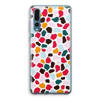 Colored Giraffe: Huawei P20 Pro Transparant Hoesje