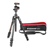 Manfrotto MKBFRLA-BH Befree Advanced Travel Statief, Hendel Lock met Kogelkop en Tas, Lichtgewicht Aluminium, 40 x 0.1 x 0.1 cm, Zwart