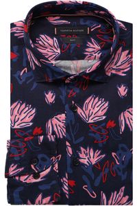 Tommy Hilfiger Slim Fit Overhemd roze, Motief