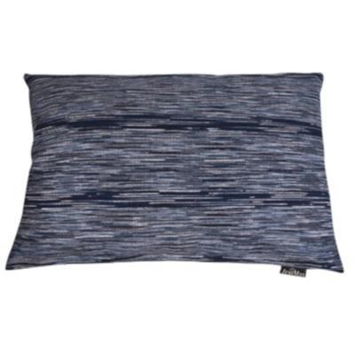 Lex & Max hondenkussenhoes Tripoli 100 x 70 cm katoen blauw